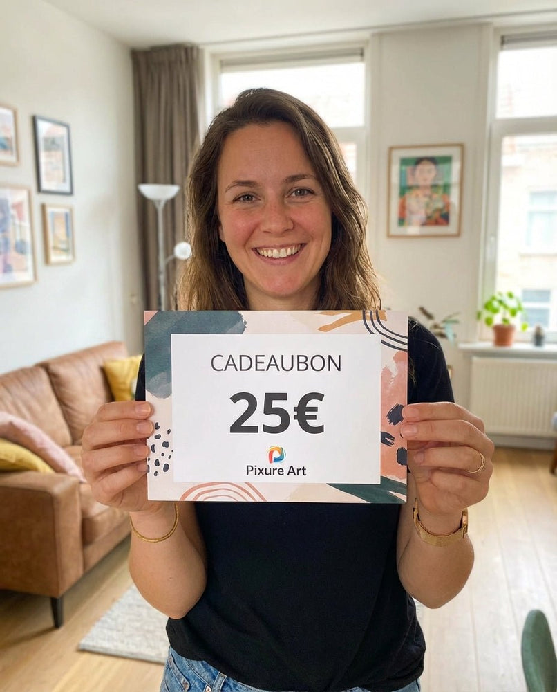 🎁 Pixure Art Cadeaubon 25€ – het perfecte geschenk voor elke gelegenheid - Pixure Art