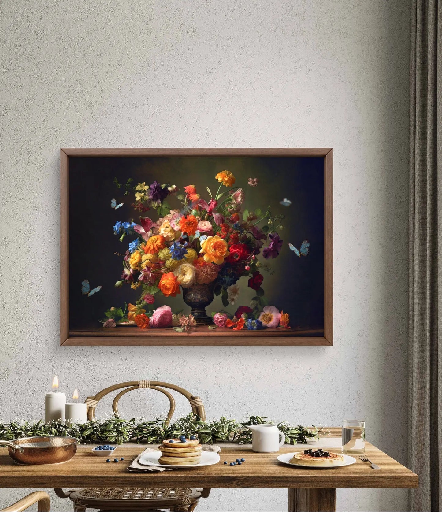 „Ewige Blüte“ auf Leinwand – 100 cm x 75 cm