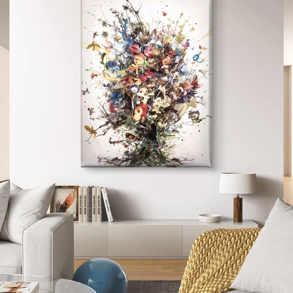 
                      
                        Explosion de fleurs - Toile exclusive disponible en différentes tailles
                      
                    