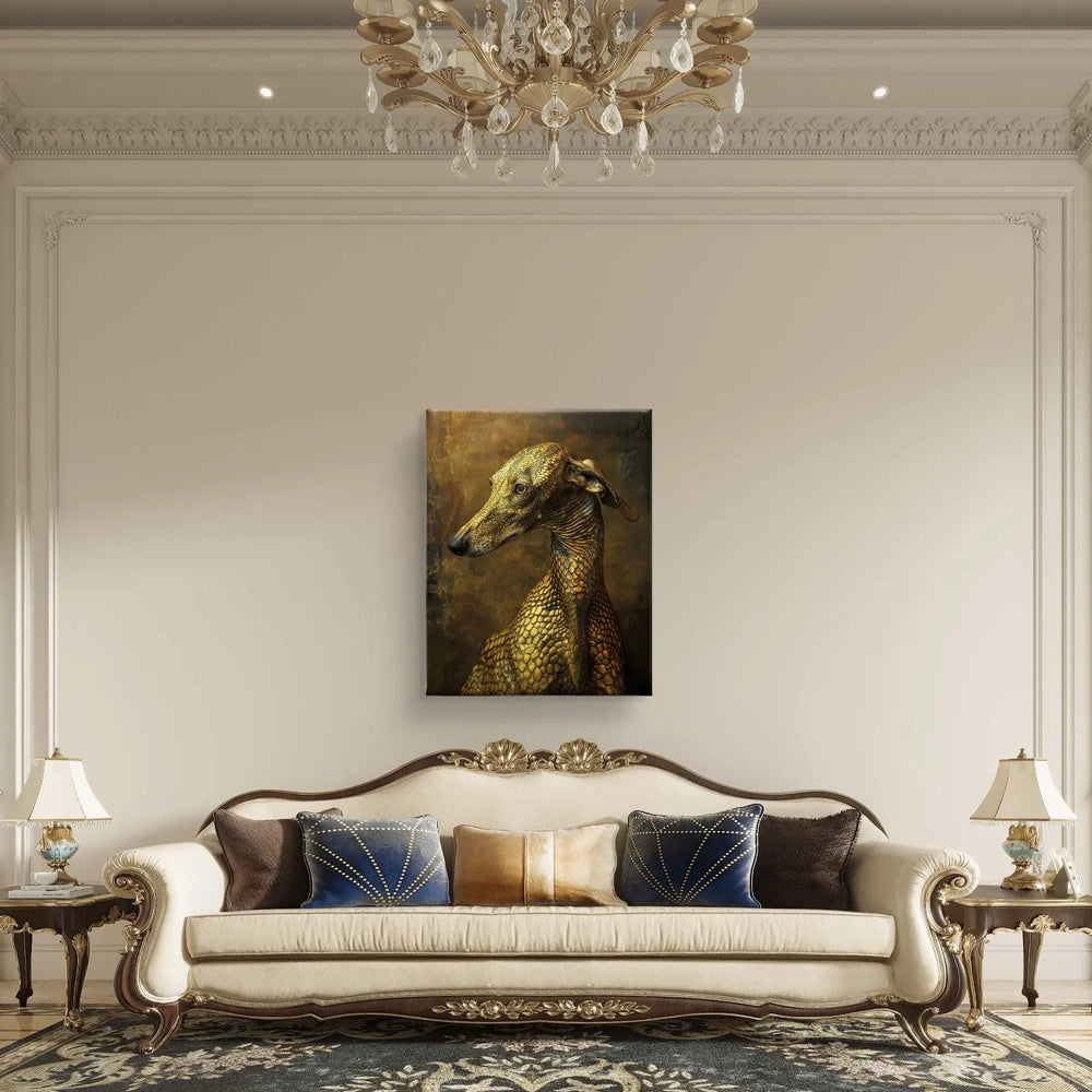 
                      
                        Art exclusif sur toile : "Golden Guard" Différentes tailles possibles !
                      
                    