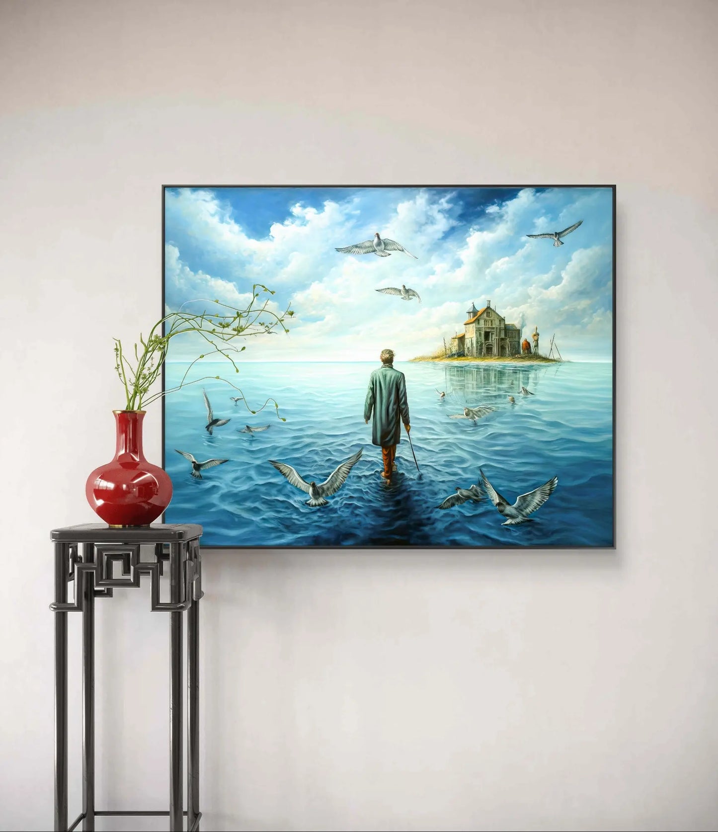 The Path of Reflection - canvas afmetingen : 80cm x 60cm