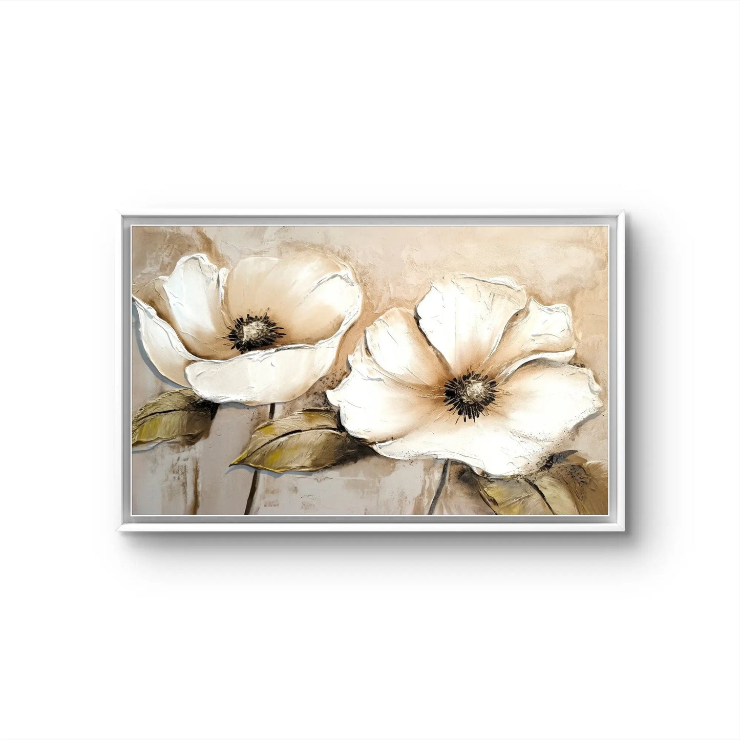 „Elegance in Bloom“ – Leinwand von 100 cm x 75 cm