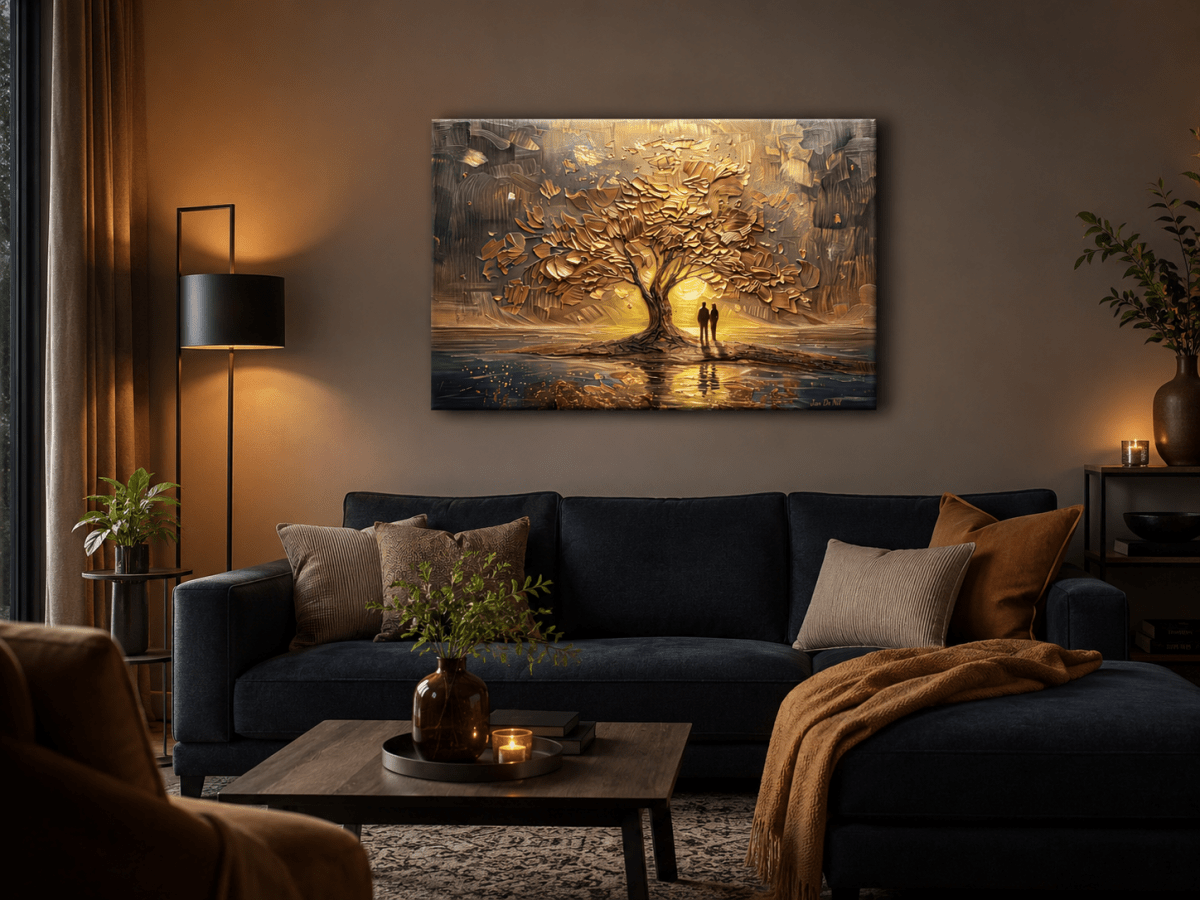 Onder de boom van goud - Pixure Art