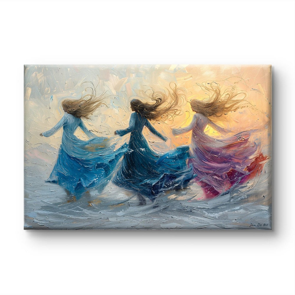 ✨ De Dans van de Winter – exclusief canvas schilderij van Pixure Art - Pixure Art