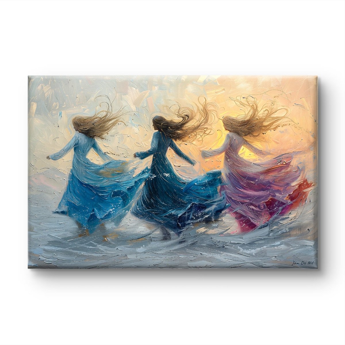 ✨ De Dans van de Winter – exclusief canvas schilderij van Pixure Art - Pixure Art