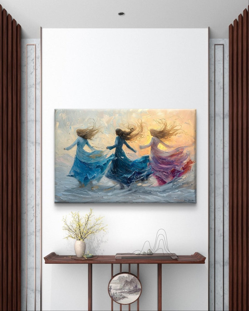 
                      
                        ✨ De Dans van de Winter – exclusief canvas schilderij van Pixure Art - Pixure Art
                      
                    