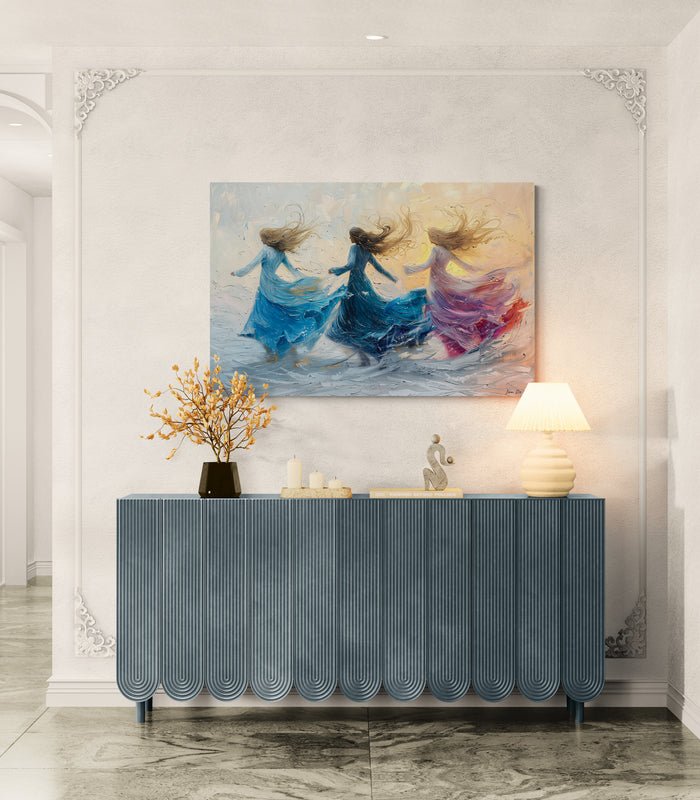 
                      
                        ✨ De Dans van de Winter – exclusief canvas schilderij van Pixure Art - Pixure Art
                      
                    