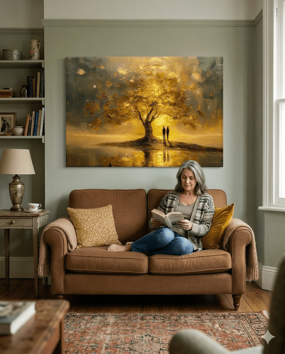 Onder de boom van goud - Pixure Art