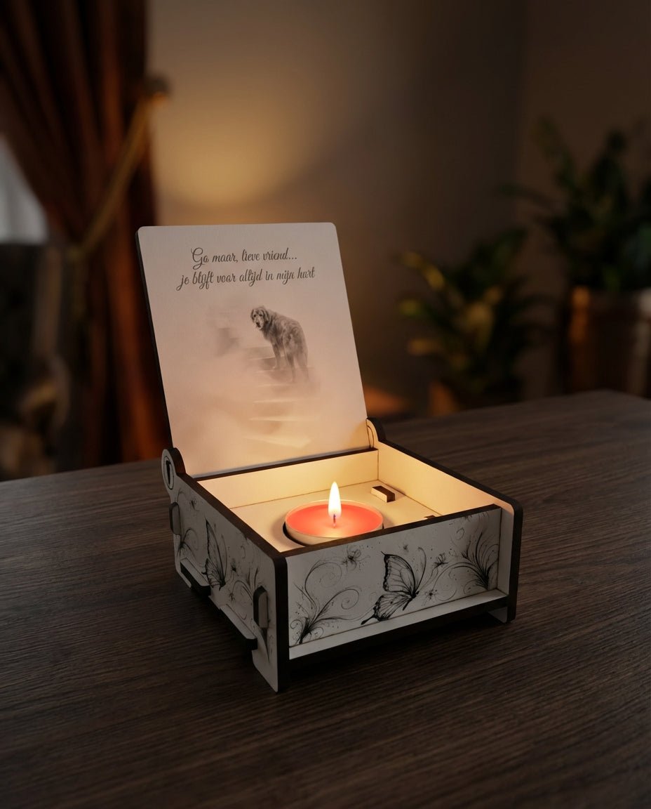 Memorie Candle Box - Serene Stilte - Pixure Art
