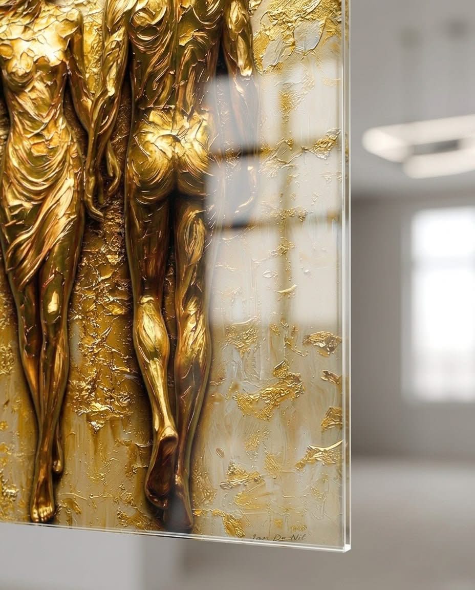 Samen één” — Luxe Kunstwerk op Canvas of op Glas (Exclusief bij Pixure Art) - Pixure Art