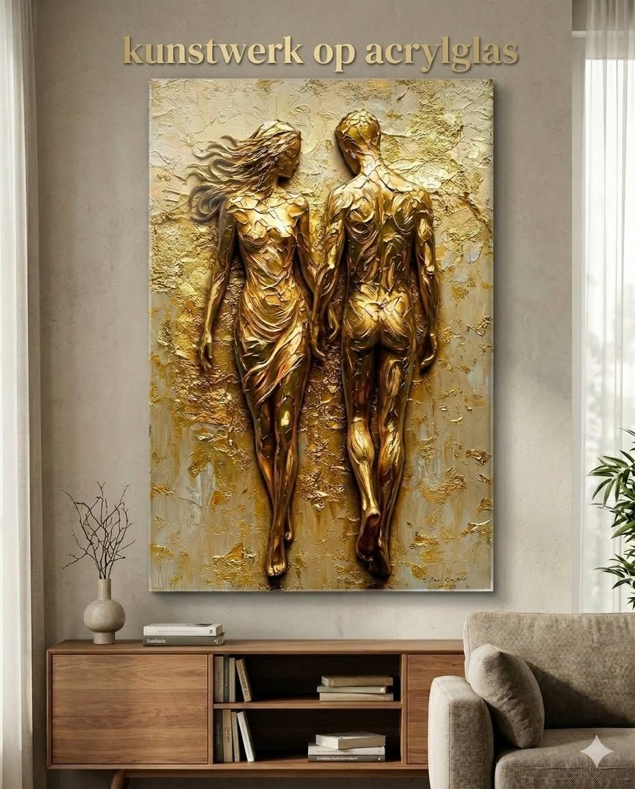 Samen één” — Luxe Kunstwerk op Canvas of op Glas (Exclusief bij Pixure Art) - Pixure Art