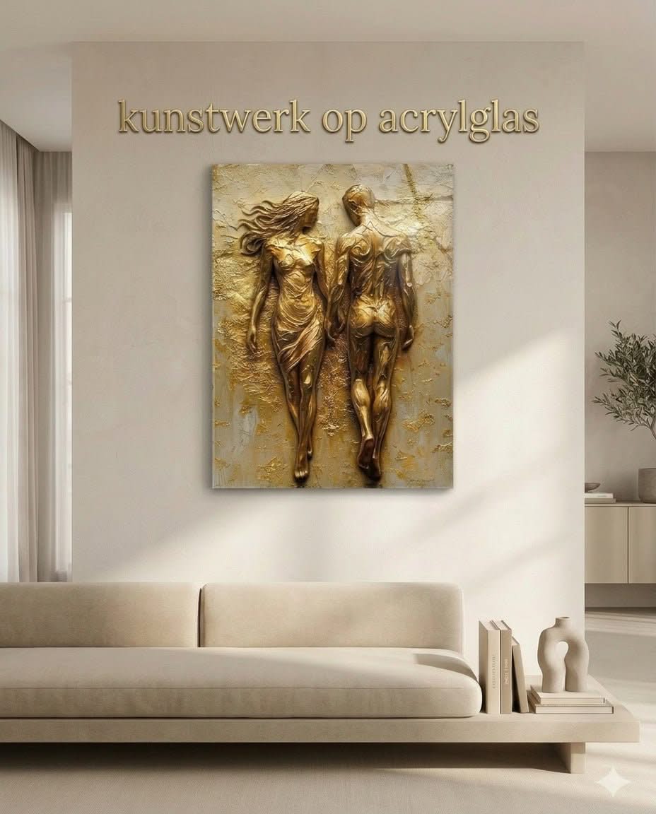 Samen één” — Luxe Kunstwerk op Canvas of op Glas (Exclusief bij Pixure Art) - Pixure Art