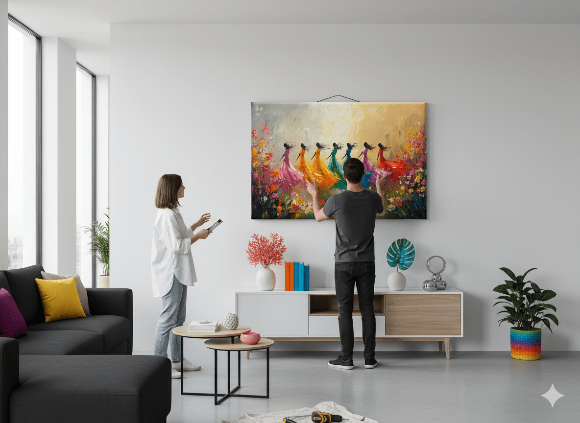 De Dans van de Lente – Brengt Beweging, Kleur en Positiviteit in je Interieur - Pixure Art
