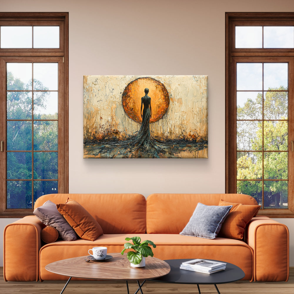 
                      
                        wanddecoratie op canvas orange kleuren
                      
                    