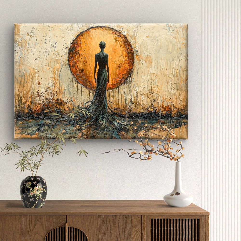 
                      
                        Unieke schilderij met orange kleur van pixure art 
                      
                    