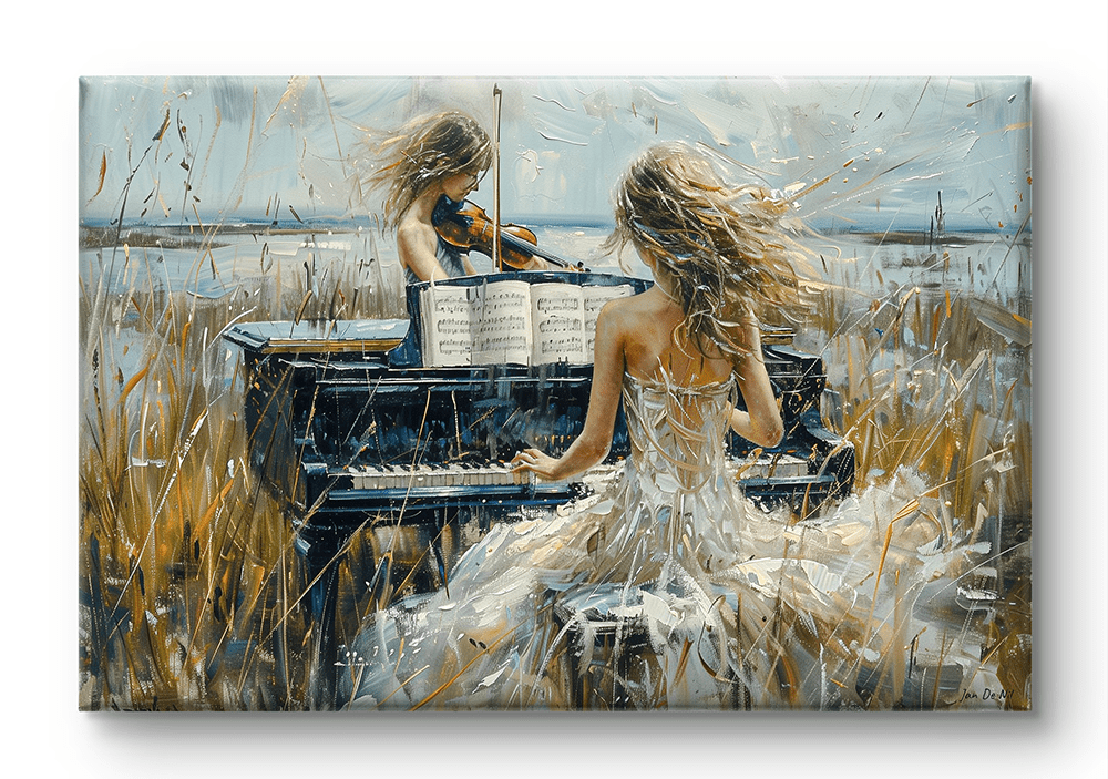 🎨 Samenspel - Op Premium Canvas - Pixure Art