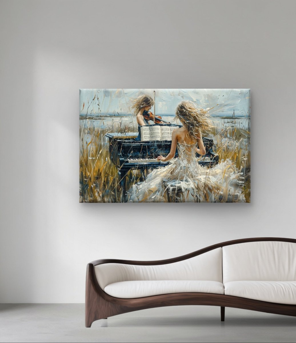 🎨 Samenspel - Op Premium Canvas - Pixure Art