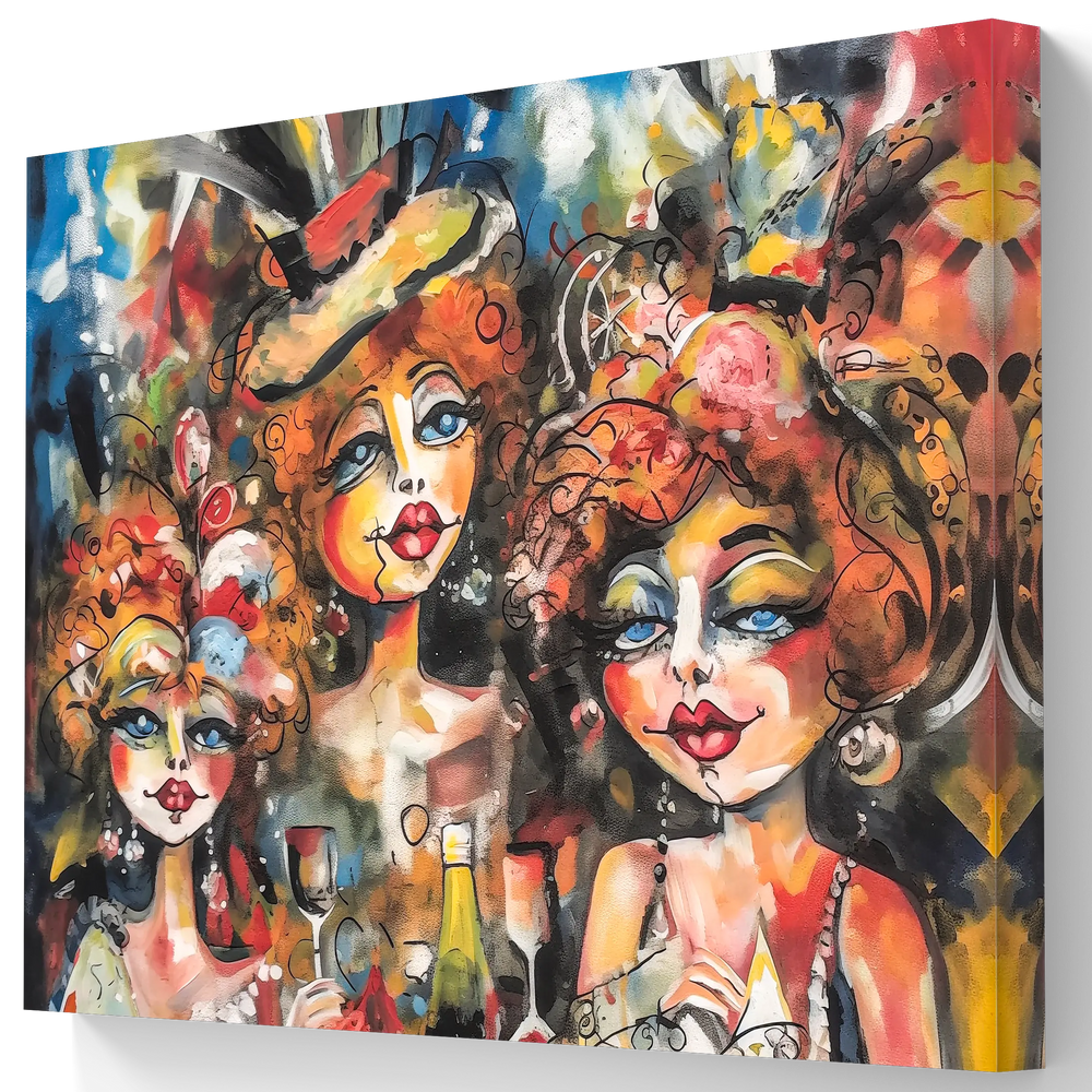 
                      
                        Dames van het Carnaval - Canvas in diverse afmetingen verkrijgbaar !
                      
                    