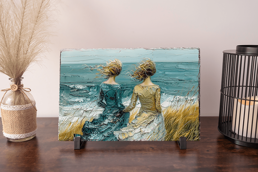 🌊 Tot waar de wind ons draagt – op Leisteen - Pixure Art