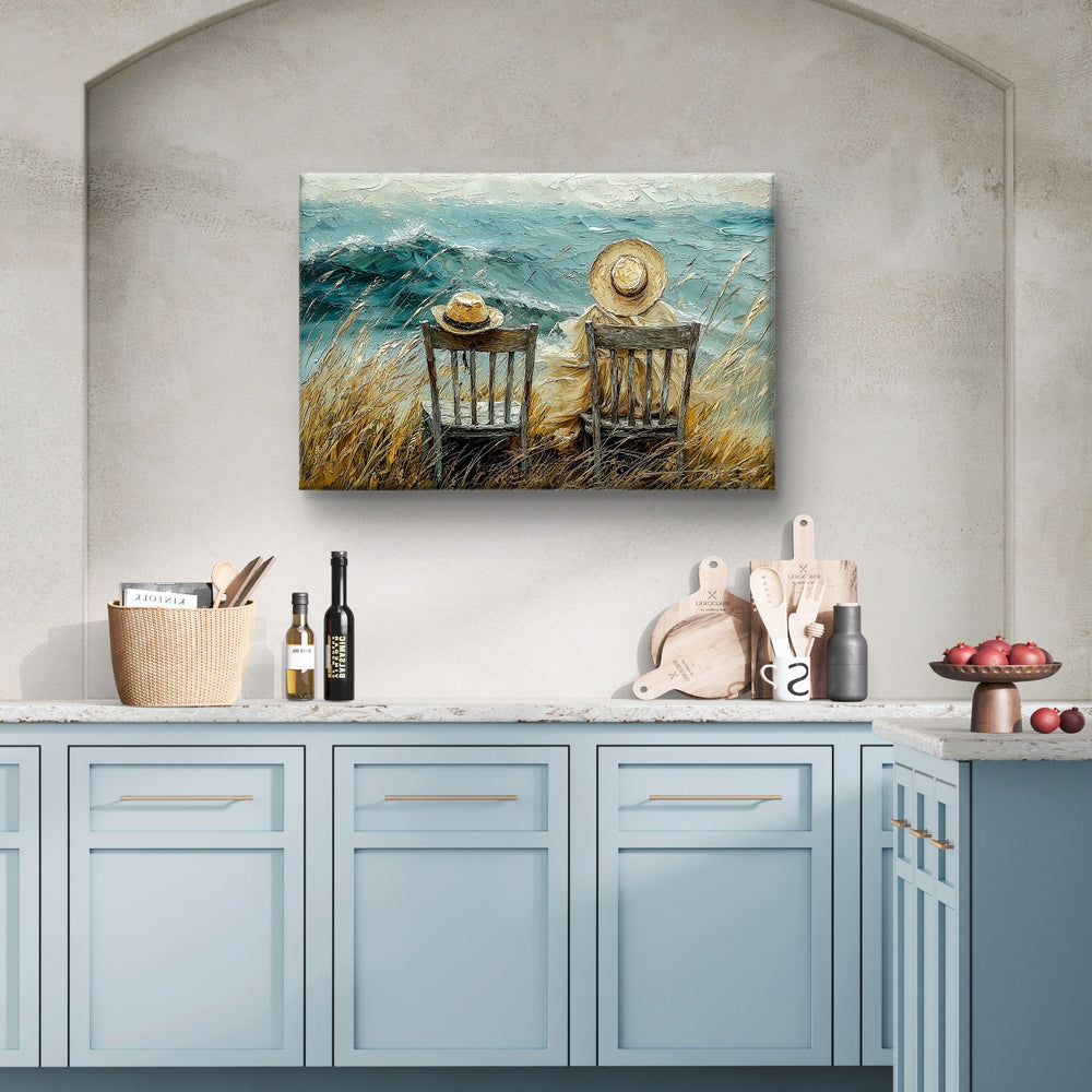 
                      
                        canvas met een afbeelding van de zee 
                      
                    
