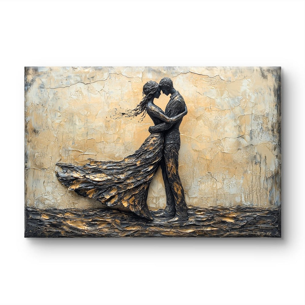 Voor altijd — luxe wanddecoratie met diepe textuur en emotionele uitstraling - Pixure Art