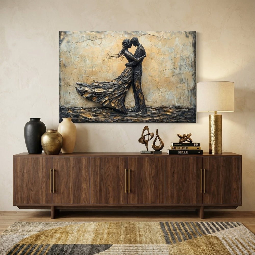 
                      
                        Voor altijd — luxe wanddecoratie met diepe textuur en emotionele uitstraling - Pixure Art
                      
                    