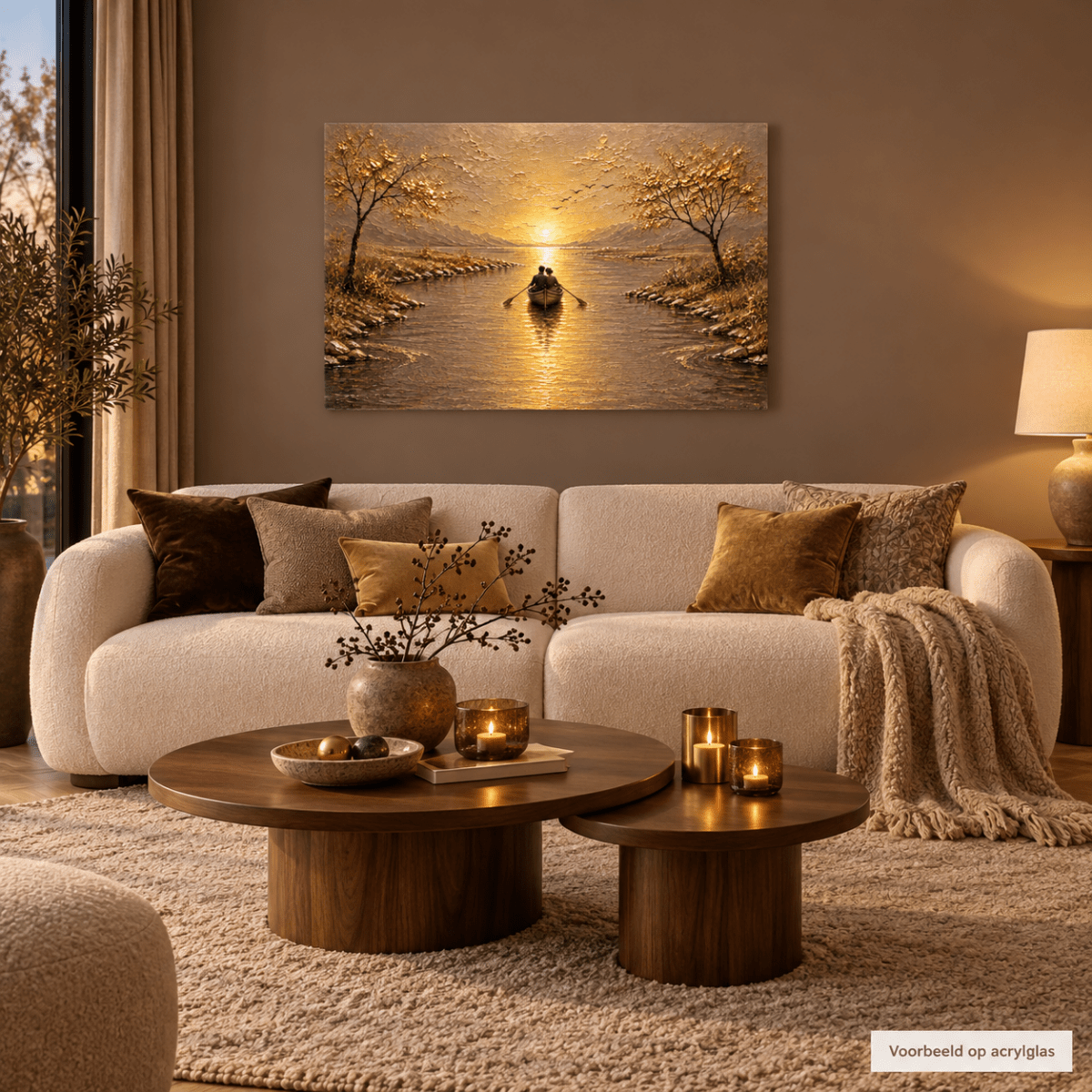 Samen op Koers – Canvas of Acrylglas Wanddecoratie - Pixure Art