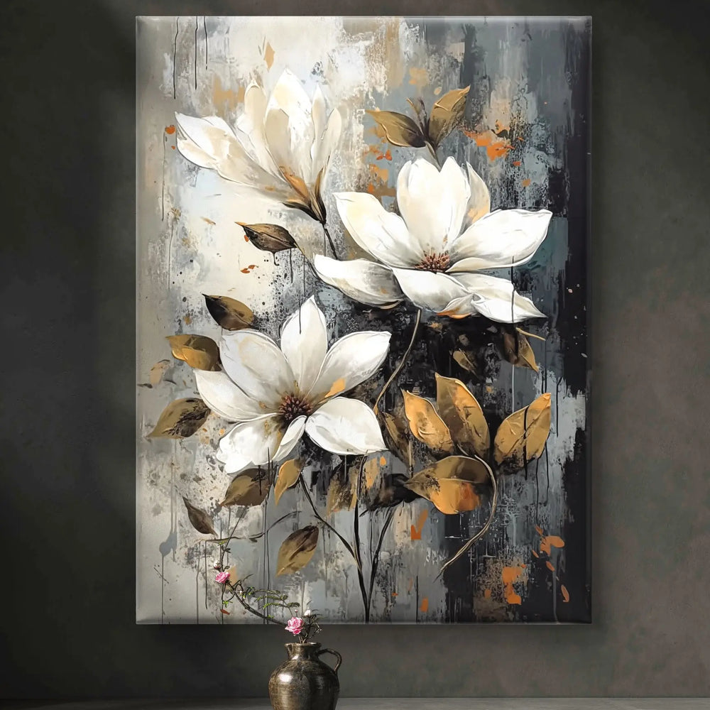 
                      
                        L'élégance en fleurs - Sur toile et disponible en différentes tailles
                      
                    