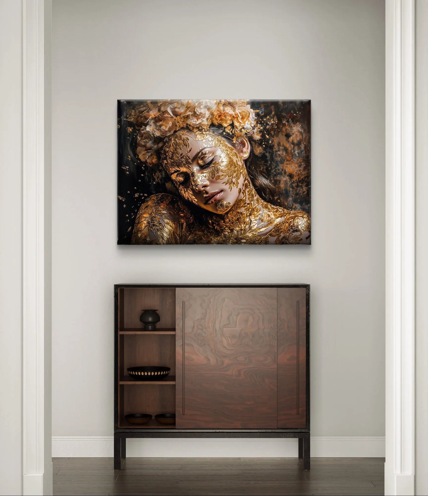 Gilded Beauty - Toile de différentes tailles - Maintenant avec un ensemble de suspension gratuit
