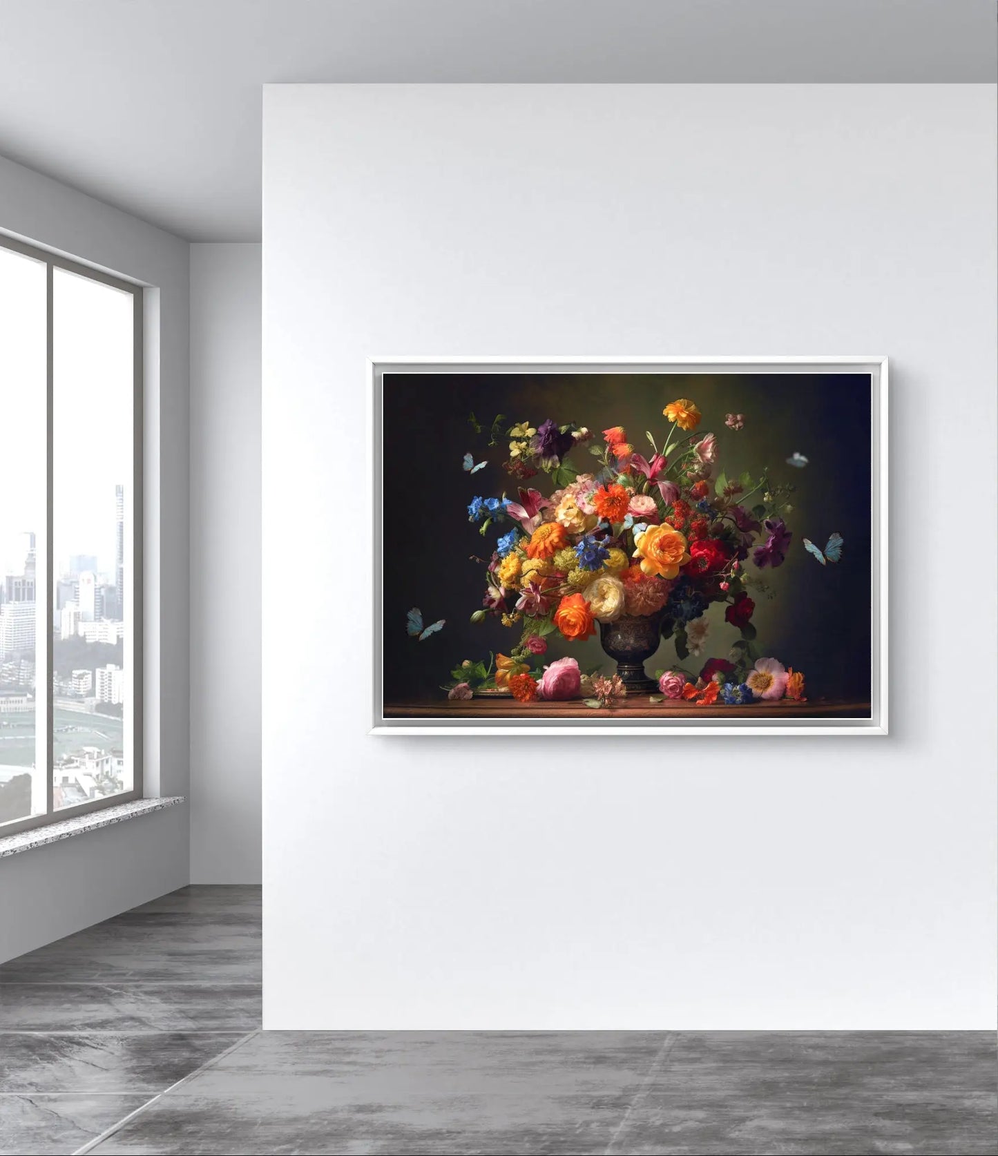 „Ewige Blüte“ auf Leinwand – 100 cm x 75 cm