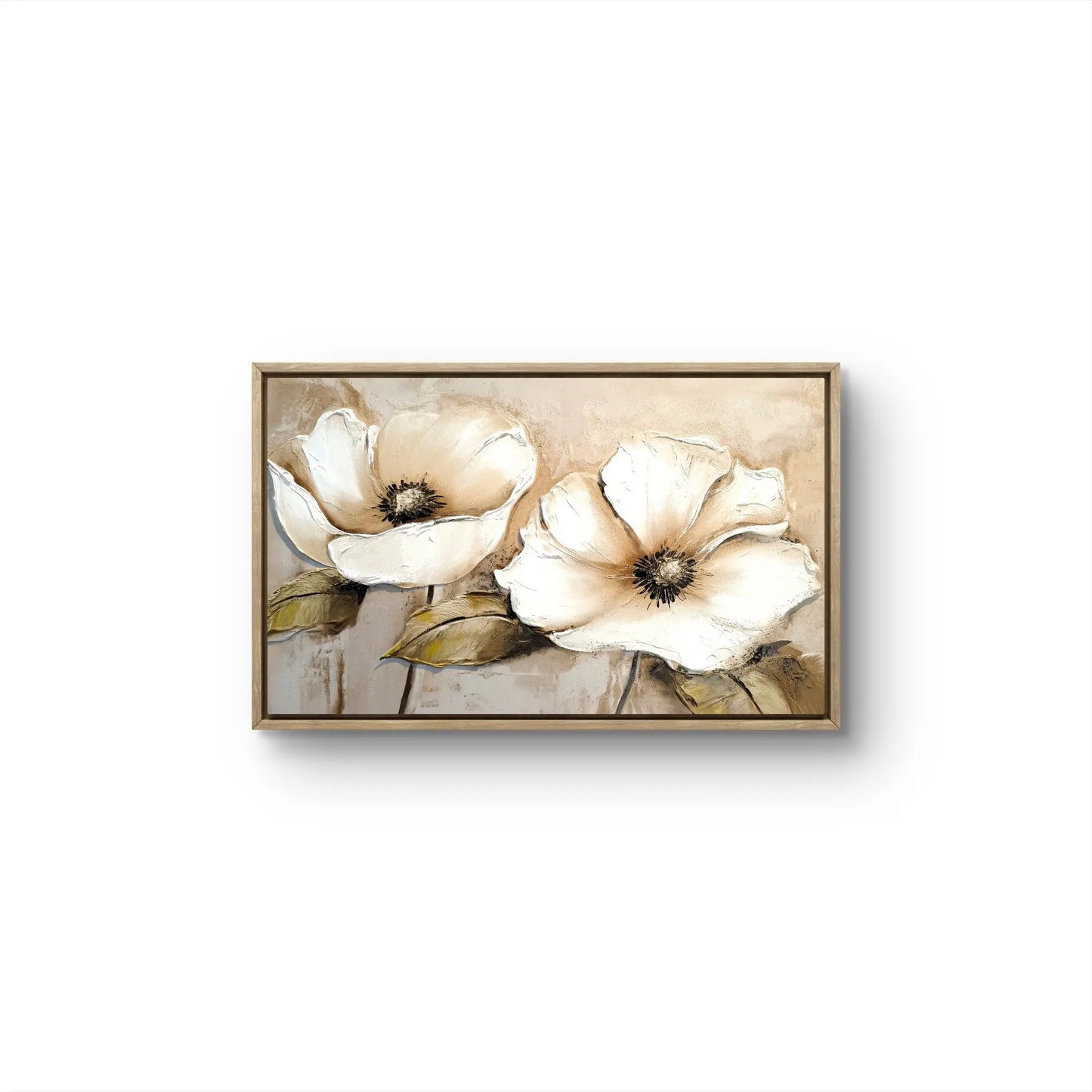 „Elegance in Bloom“ – Leinwand von 100 cm x 75 cm