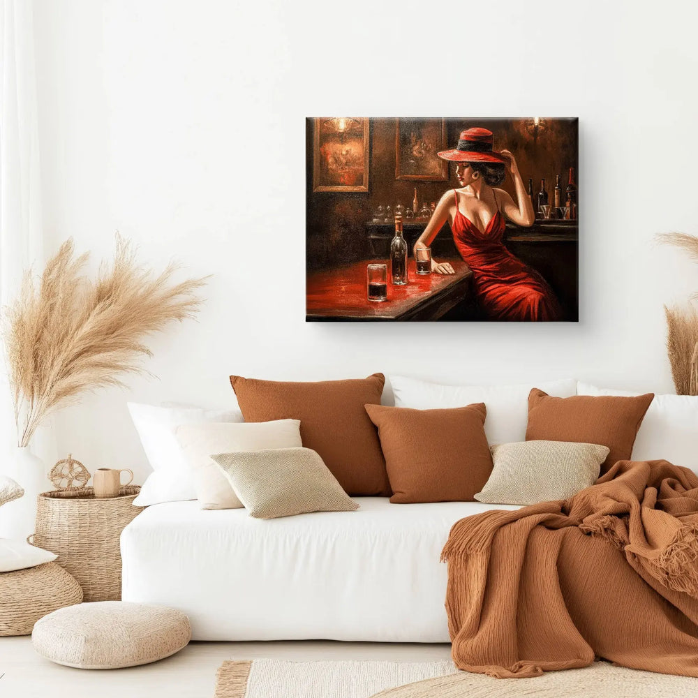 
                      
                        Elegantie aan de Bar - Canvas verkijgbaar in diverse afmetingen
                      
                    