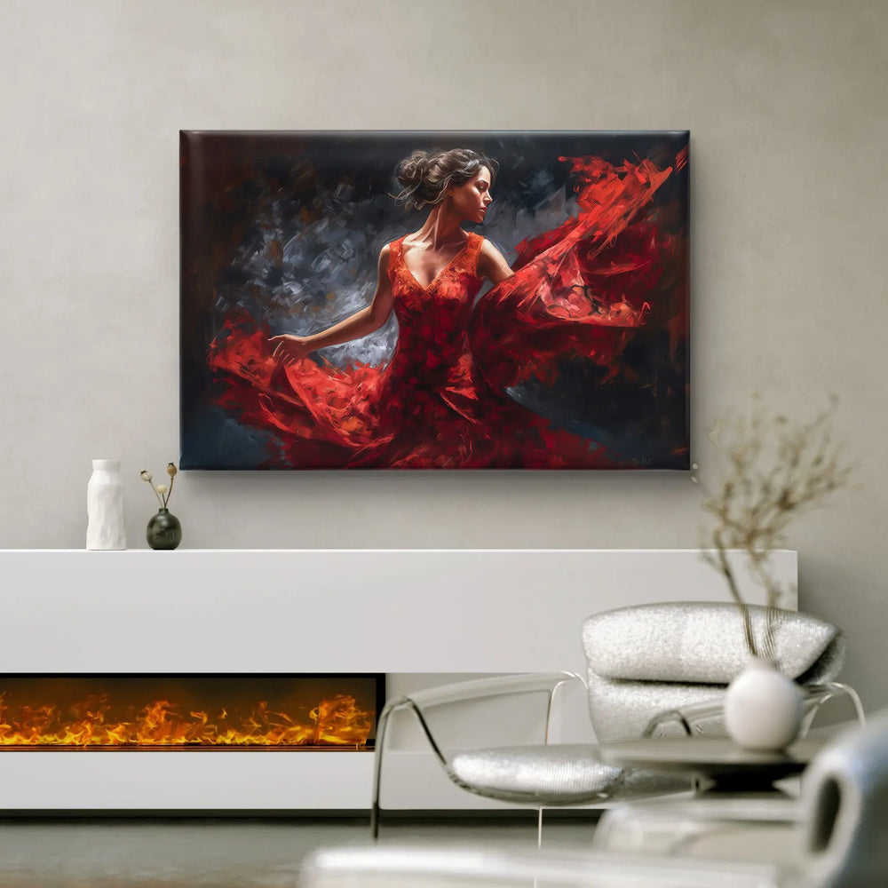 
                      
                        "Echo van Flamenco" op Canvasdoek en in diverse maten verkrijgbaar
                      
                    