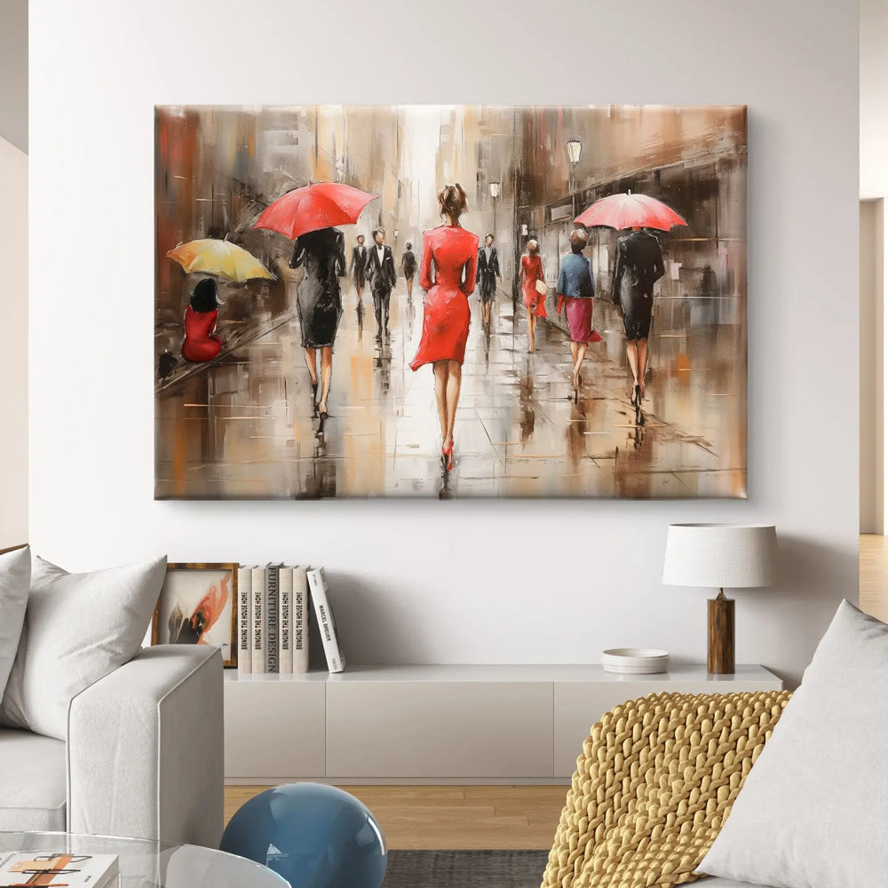 
                      
                        Eleganz im Regen – Exklusive Leinwand in verschiedenen Größen erhältlich
                      
                    