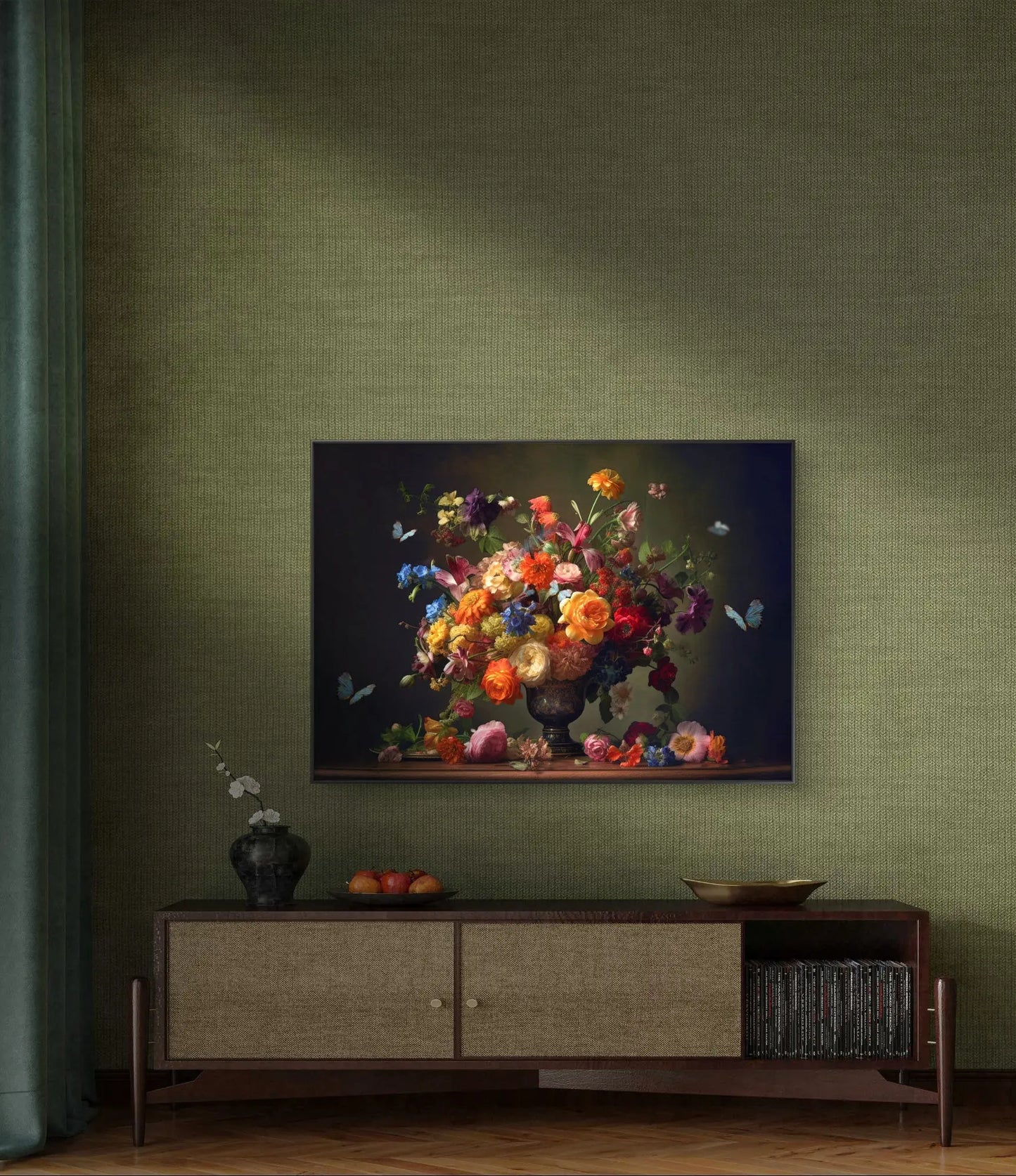 „Ewige Blüte“ auf Leinwand – 100 cm x 75 cm