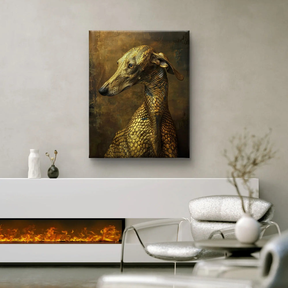 
                      
                        Art exclusif sur toile : "Golden Guard" Différentes tailles possibles !
                      
                    