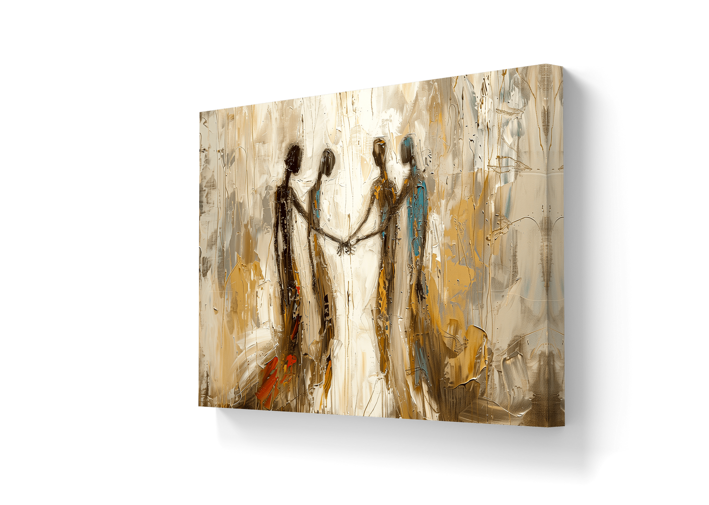 "Tussen mensen" - Canvas - Verkijgbaar in diverse afmetingen