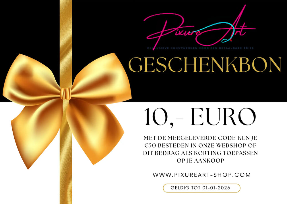 Verschenken Sie den Zauber der Kunst mit dem Pixure Art-Geschenkgutschein