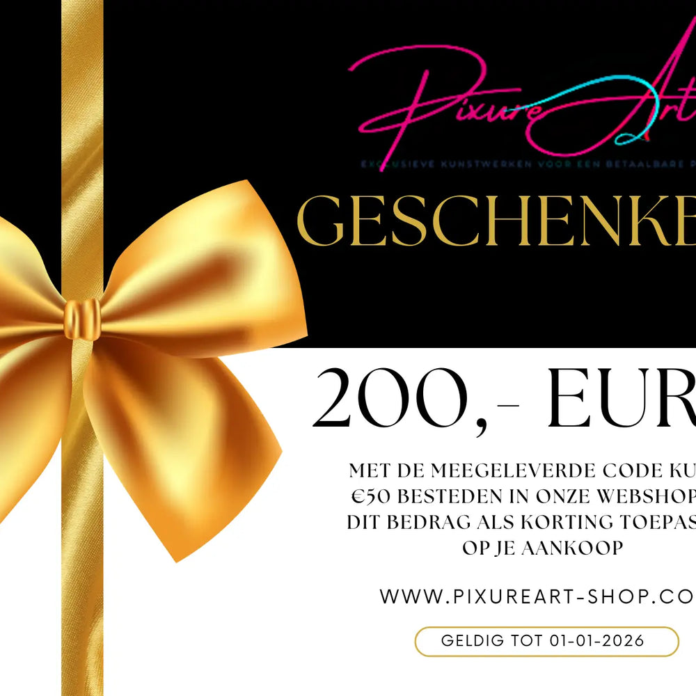 
                      
                        Verschenken Sie den Zauber der Kunst mit dem Pixure Art-Geschenkgutschein
                      
                    