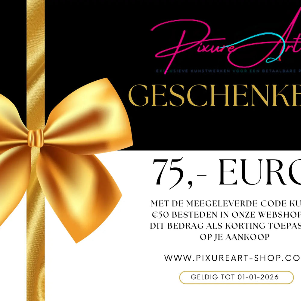 
                      
                        Verschenken Sie den Zauber der Kunst mit dem Pixure Art-Geschenkgutschein
                      
                    