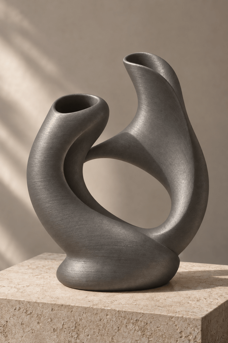 In verbinding — sculpturale vaas - Pixure Art