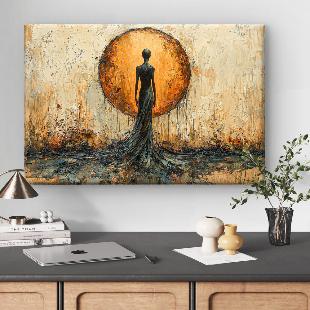 
                      
                        Surrealistisch schilderij op canvas met orange kleur van pixure art in Lanaken
                      
                    