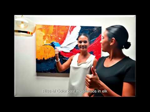 
                      
                        Laad en speel video in Galerijweergave, Rise of color - verkrijgbaar in diverse afmetingen
                      
                    