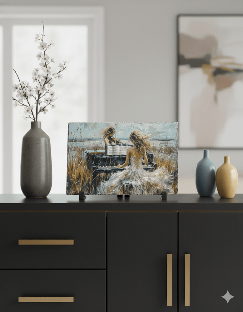
                      
                        Samenspel - Pixure Art kunst op Leisteen - Pixure Art
                      
                    