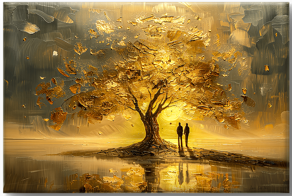 Onder de boom van goud - Pixure Art