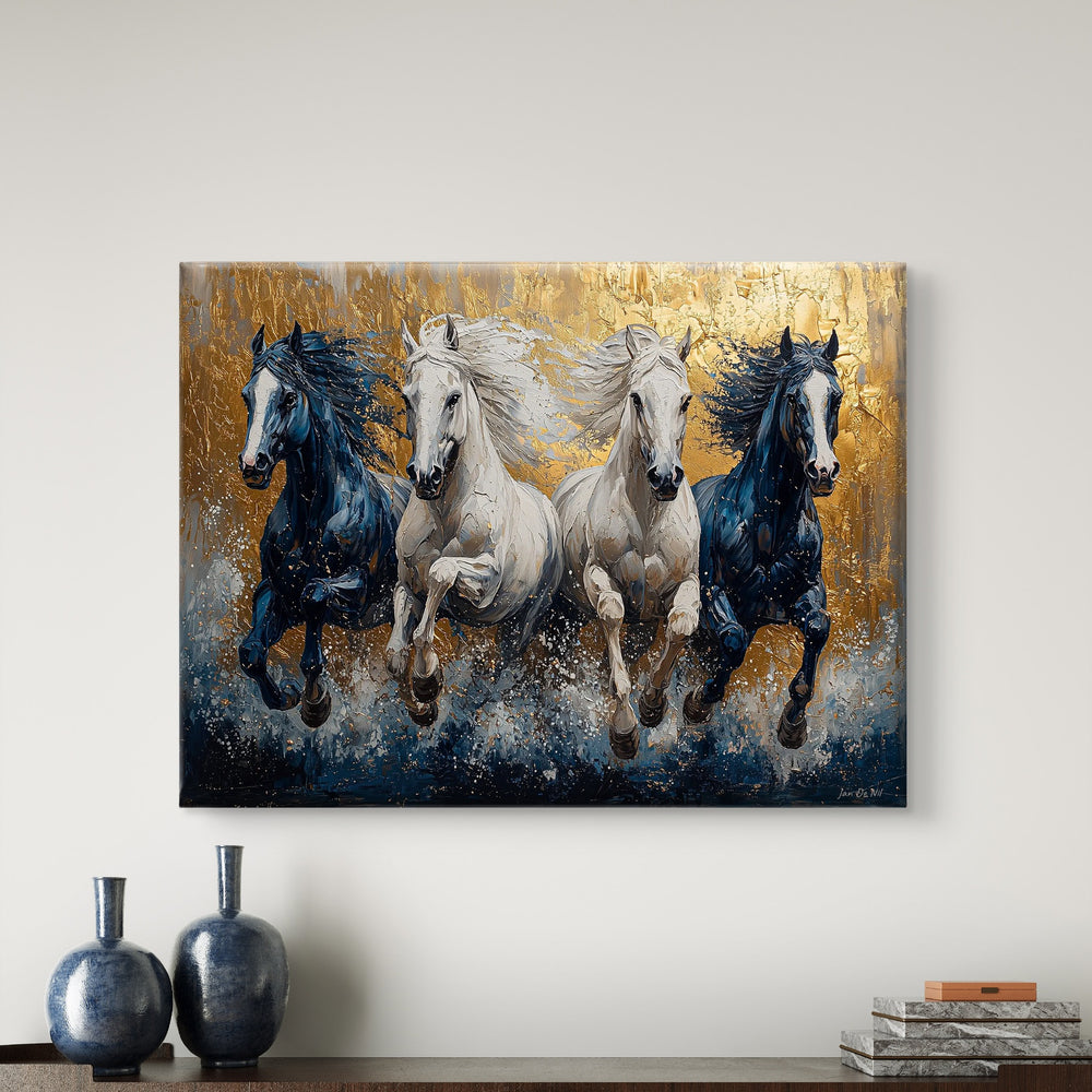 
                      
                        Schilderij kopen met paarden in gallop bij pixure art. Excusieve kunst - wanddecoratie
                      
                    