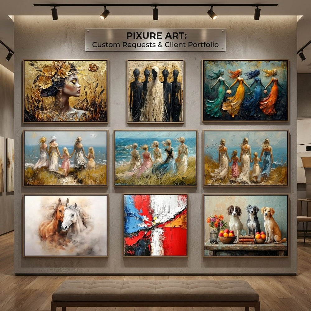 🎨 Kunst op Verzoek – Jouw Verhaal als Kunstwerk - Pixure Art